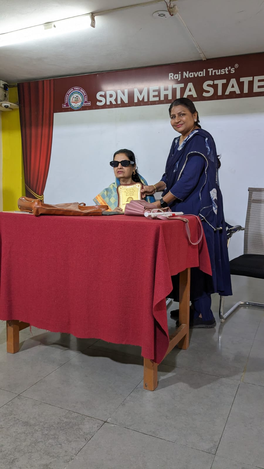 Braille script session conducted by Miss. Leena Mehta — photo 4