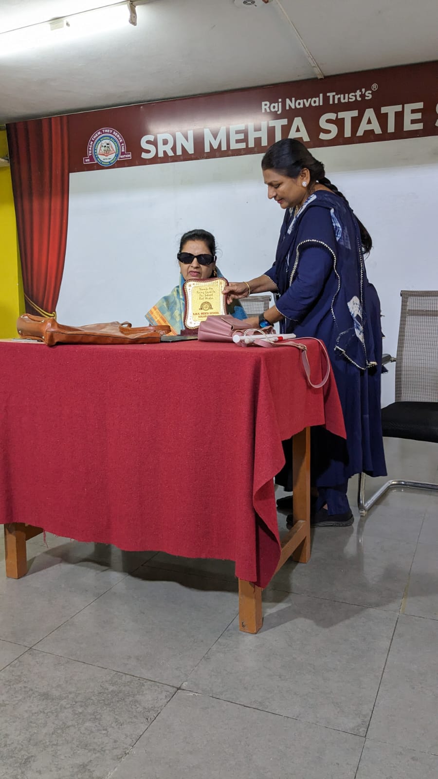 Braille script session conducted by Miss. Leena Mehta — photo 2